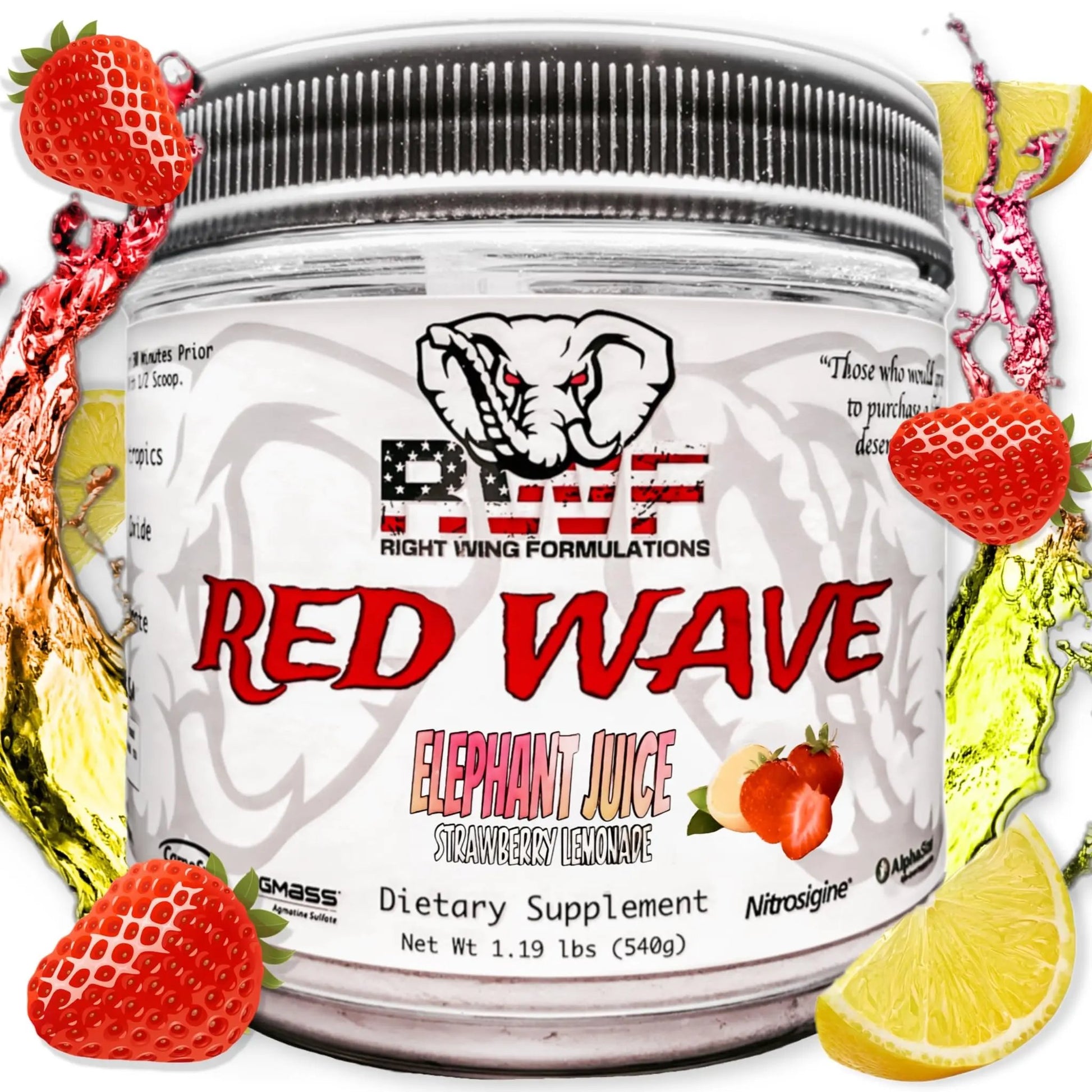 Red Wave Pre Workout Powder With Creatine, Perfect For Men And Women
