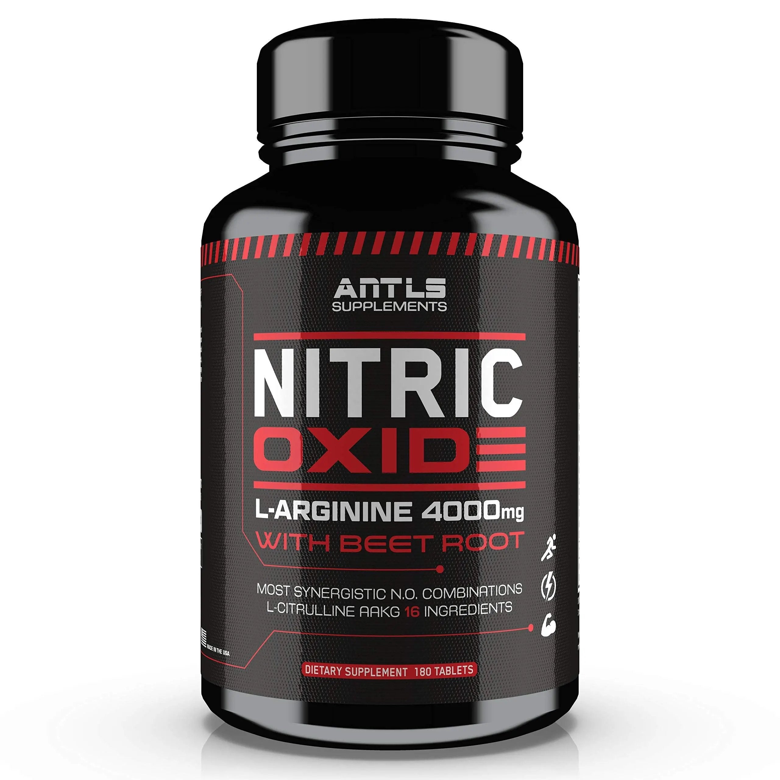Nitric Oxide Supplement Booster Complex L Arginine 4000mg,L Citrulline, AAKG,Beet Root
