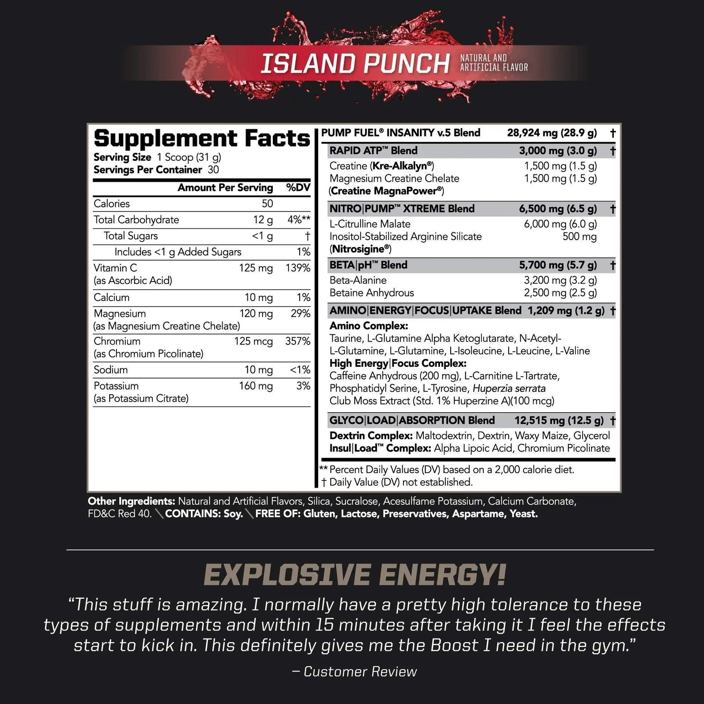 PMD Sports Ultra Pump Fuel - Pre Workout - Island Punch (30 Servings) Sports Omega Cuts Elite Thermogenic Fat Burner (90 Softgels)