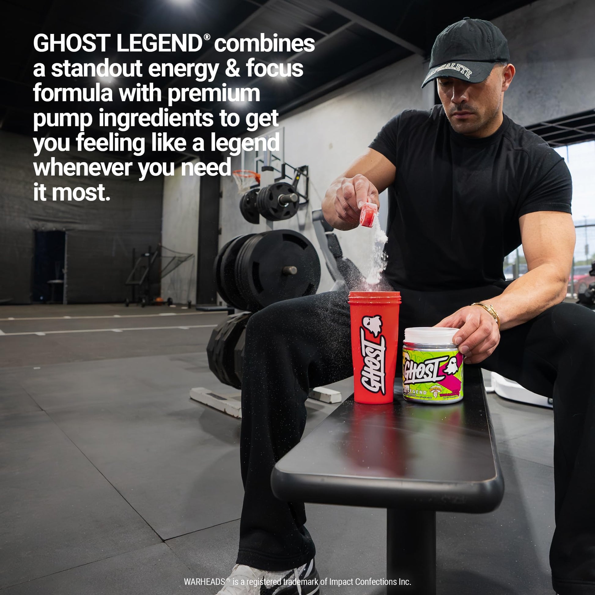 GHOST Legend V3 Pre-Workout Powder, Warheads Sour Watermelon - 30 Servings – Pre GHOST