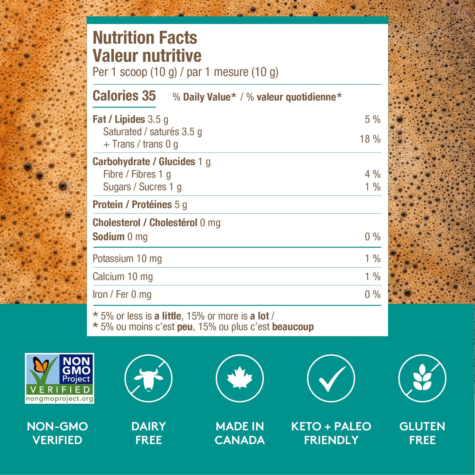 SPROOS - MCT Collagen Creamer - Beverage Powder - Hydrolised Collagen Peptides & MCT Powder - Healthy Fats SPROOS