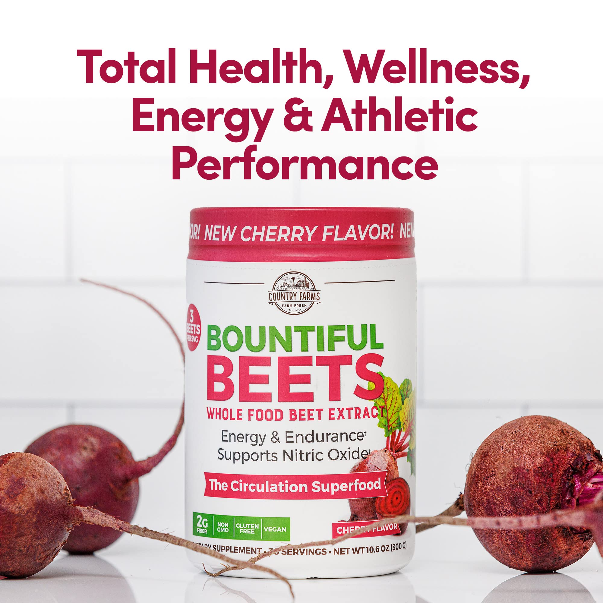 COUNTRY FARMS Bountiful Beets, Wholefood Beet Extract Superfood, Helps Support Healthy COUNTRY FARMS