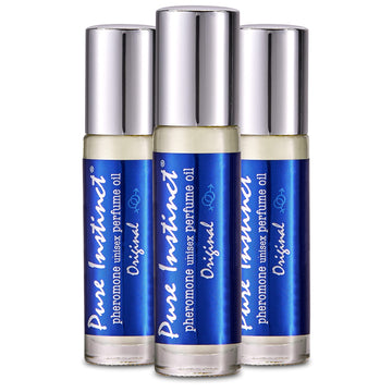 Pure Instinct Roll-On (3-Pack) - The Original Pheromone Infused Essential Oil Perfume