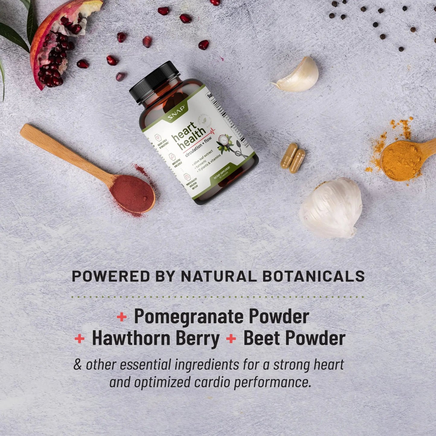 Snap Supplements Heart Health and Nitric Oxide Booster
