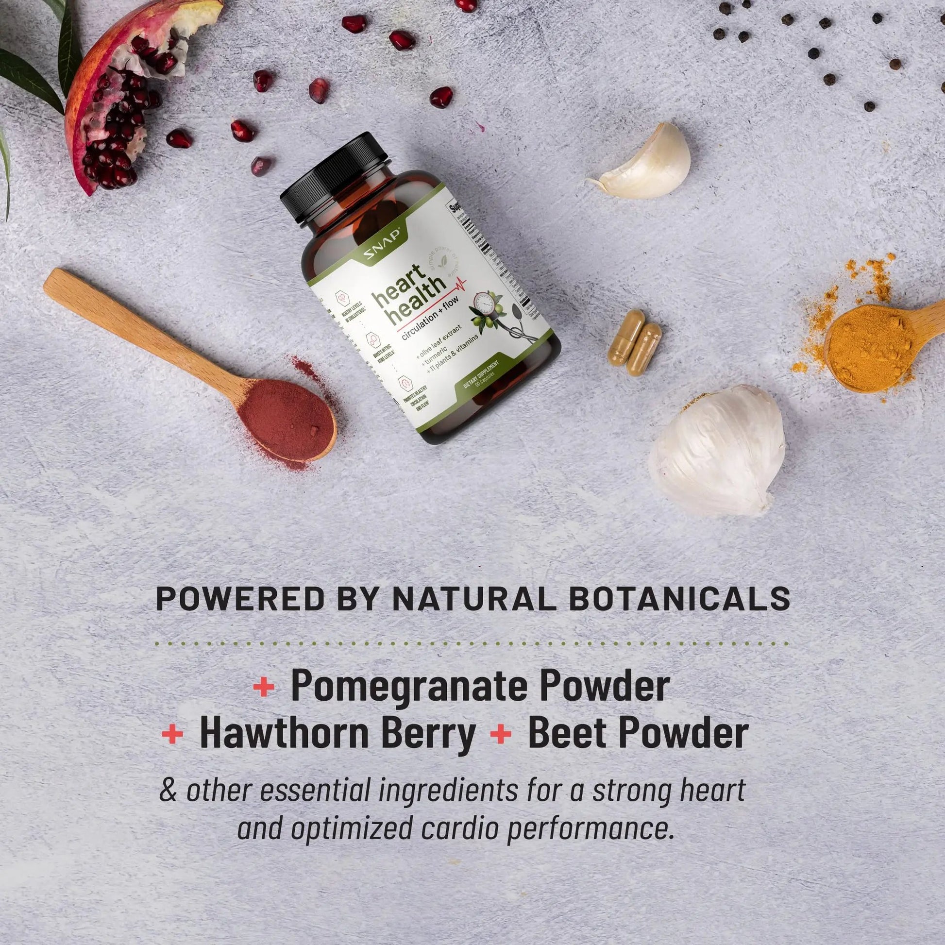 Snap Supplements Heart Health and Nitric Oxide Booster