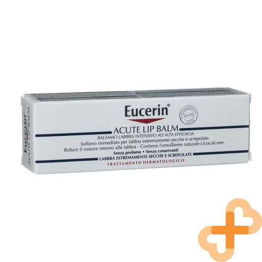 Eucerin Acute Lip Balm Extremely Dry Cracked Lips Intense Care Redness
