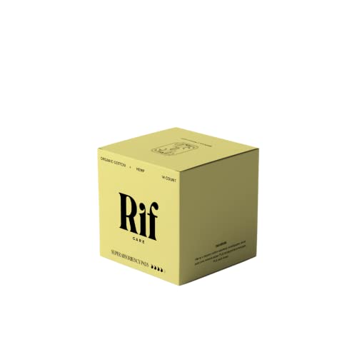 Rif Care Organic Menstrual Pads Feminine Hygiene Hemp Fiber Biodegradable 