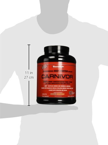 MuscleMeds Carnivor Beef Protein Isolate Powder, Chocolate Peanut Butter, 4.14 Pound MuscleMeds