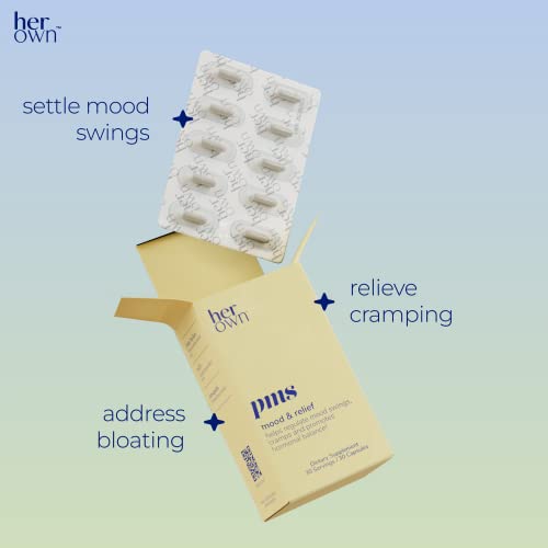 her own PMS, Supports PMS Symptoms, Promotes Positive Mood, Natural Hormone Balance her own