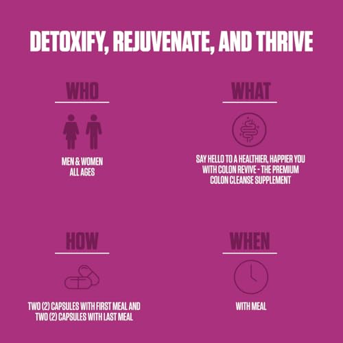 Colon Revive Extra Strength | #1 Rated Colon Cleanse & Detox Supplement | Digestive Support EPN Supplements