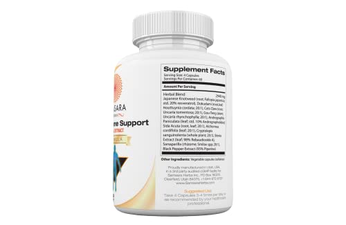 Samsara Herbs Tick Immune Support - The Original Herbal Formula (240 Capsules) Samsara Herbs