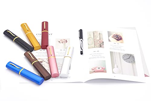 HIGHLIKE 4-Pack Slim Pocket Reading Glasses Men Women, Compact Readers Super Clear HIGHLIKE