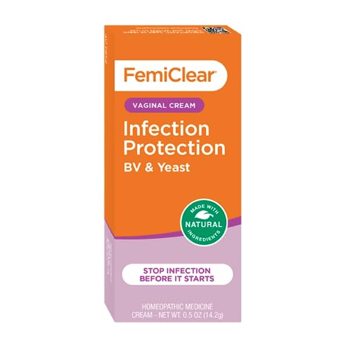 FemiClear BV & Yeast Infection Protection Vaginal Cream, Made with Natural Ingredients