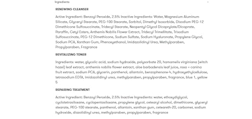 Proactiv 3 Step Acne Treatment - Benzoyl Peroxide Face Wash, Repairing Acne Spot Proactiv