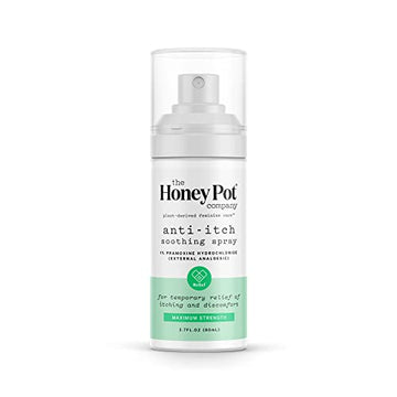 The Honey Pot Company - Feminine Anti-Itch Spray -at Home or On The Go Medicated Spray