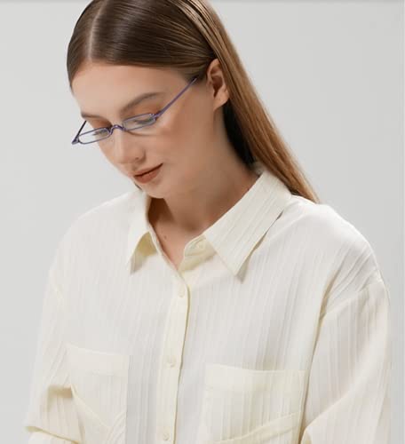 Viseng 2 Pairs Slim Pocket-Sized Metal Reading Glasses: Your Stylish Travel Companion Viseng