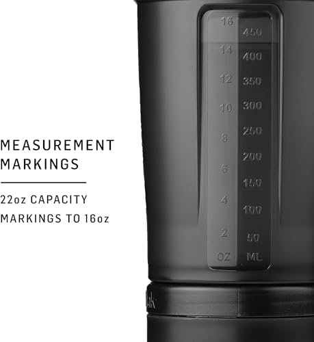 BlenderBottle Shaker Bottle with Pill Organizer and Storage for Protein Powder, Classic V2 ProStak System Blender Bottle