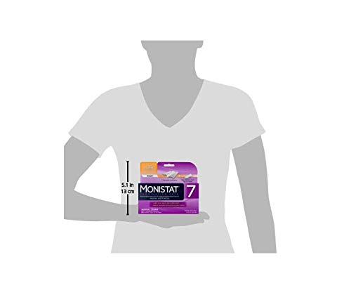 Monistat 7 Day Yeast Infection Treatment for Women, 7 Miconazole Cream Applications with Disposable Monistat