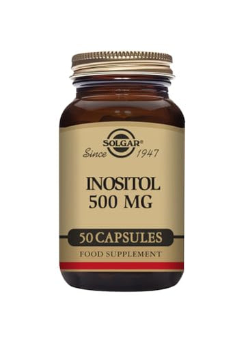 Solgar Inositol 500 mg Vegetable Capsules - Vitamin B8 - Vegan, Vegetarian, Kosher