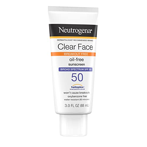 Neutrogena Clear Face Liquid Lotion Sunscreen for Acne-Prone Skin Neutrogena