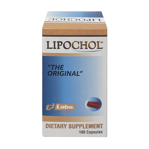 LIPOCHOL, Liver Health, Vitamin and Nutrient Boost (100 Capsules/Pack of 1) LIPOCHOL