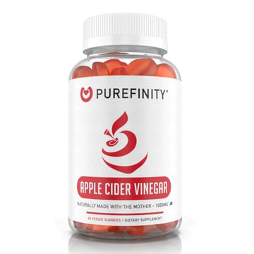 PUREFINITY Apple Cider Vinegar Gummies – Raw, Natural, Unfiltered ACV from The Mother