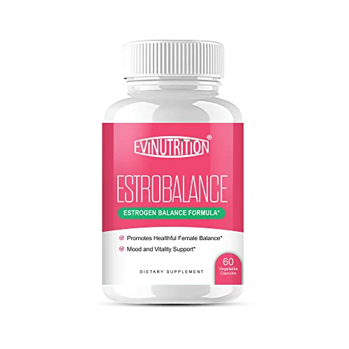Evinutrition Estrobalance Capsule for Women - Menopause Mood and Energy Support 