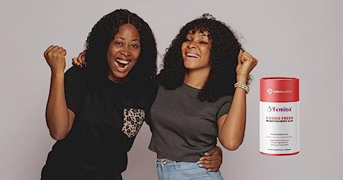 Femina Probiotics Cookie Fresh with 600mg Boric Acid for BV Control 20-Count with Applicator Velobiotics