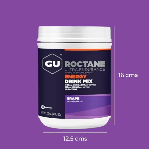 GU Energy Roctane Ultra Endurance Energy Drink Mix, 1.72-Pound Canister