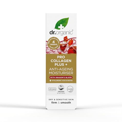 Dr Organic, Organic Pro Collagen with Dragons Blood, Natural, Vegan, Cruelty Free, Paraben & SLS Free, 50ml DR ORGANIC