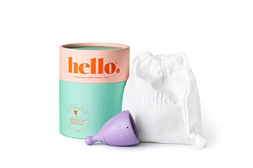 The Hello Cup Extra Small Menstrual Cup, BPA Free, Reusable, Hypoallergenic, Recyclable