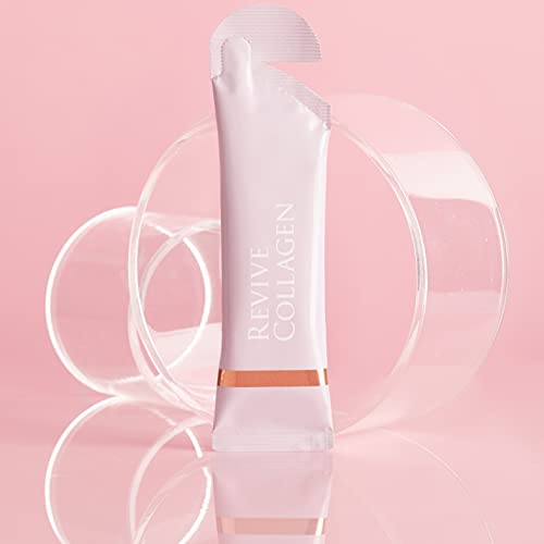 Revive Collagen Premium 8,500mg Hydrolysed Marine Collagen Drink with Added Hyaluronic Acid & Aloe Vera for Healthy Skin, Hair, Nails & Joints Revive Collagen
