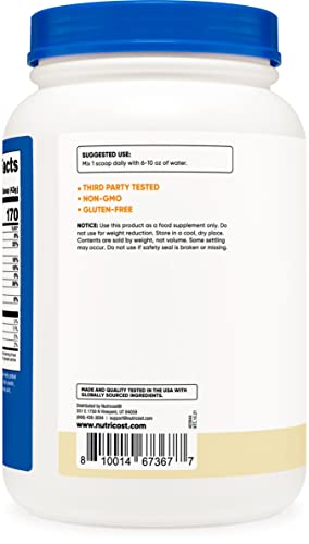 Nutricost Meal Replacement Shake Powder (Vanilla), 30 Servings - Protein, Non-GMO Nutricost