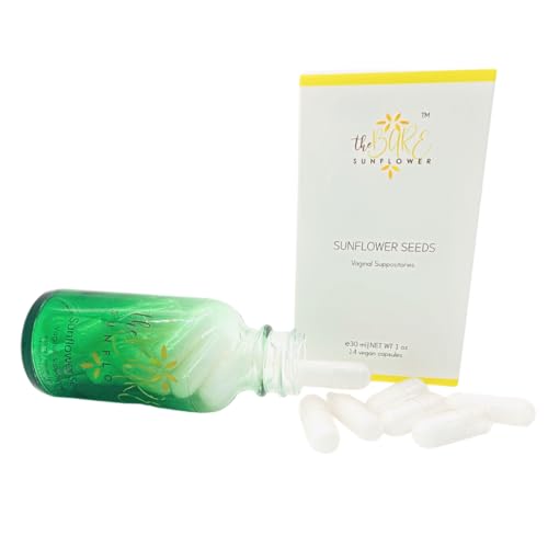 Sunflower Seeds - Vegan Vaginal Suppositories The Bare Sunflower