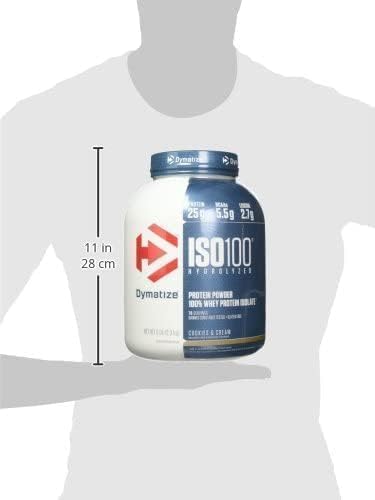 Dymatize ISO100 Hydrolyzed Protein Powder, 100% Whey Isolate Protein, 25g of Protein Dymatize