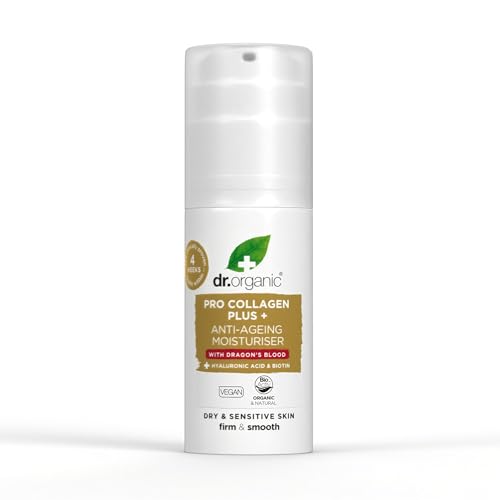 Dr Organic, Organic Pro Collagen with Dragons Blood, Natural, Vegan, Cruelty Free, Paraben & SLS Free, 50ml DR ORGANIC