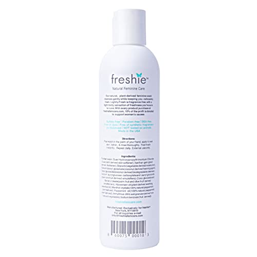 freshie Natural Feminine Care pH-Balanced Cleansing Wash Odor-Blocking Plant-Based freshie Natural Feminine Care