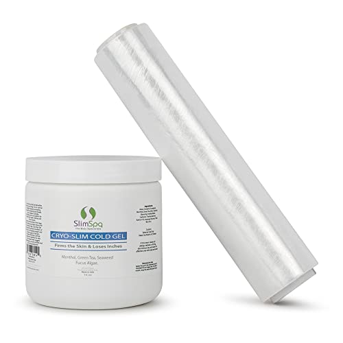 SlimSpa Cyro-Slim Cold Gel With Ilios Wrap - Skin Firming & Tightening Cryo Gel Solution 