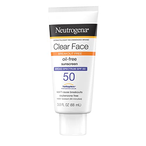 Neutrogena Clear Face Liquid Lotion Sunscreen for Acne-Prone Skin Neutrogena
