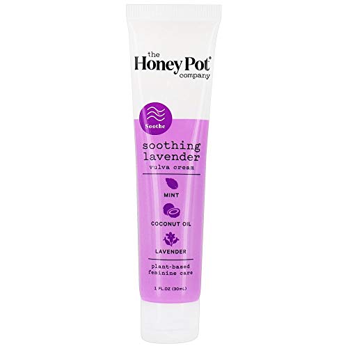 The Honey Pot Company - Vulva Cream Soothing Lavender - at Home or On The Go Medicated Cream The Honey Pot Company