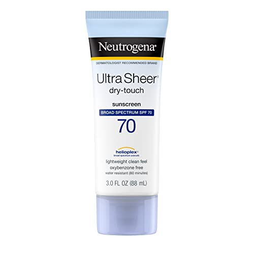 Neutrogena Ultra Sheer Dry-Touch Sunscreen Lotion, Broad Spectrum SPF 70 UVA/UVB Neutrogena