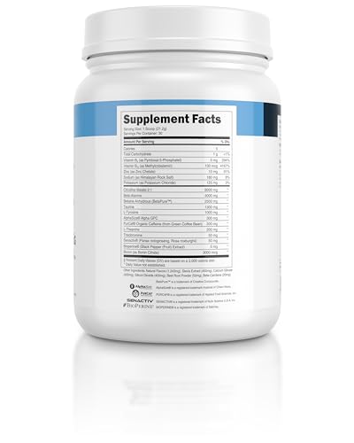 Transparent Labs Bulk Pre Workout Powder - Naturally Sweetened Advanced Pre-Workout Transparent Labs