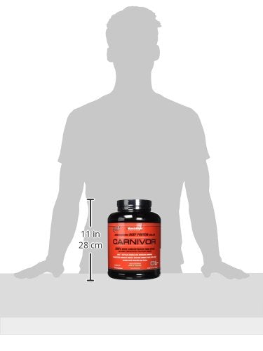 MuscleMeds Carnivor Bioengineered Beef Protein Isolate, Vanilla Caramel, 3.9 Pound MuscleMeds