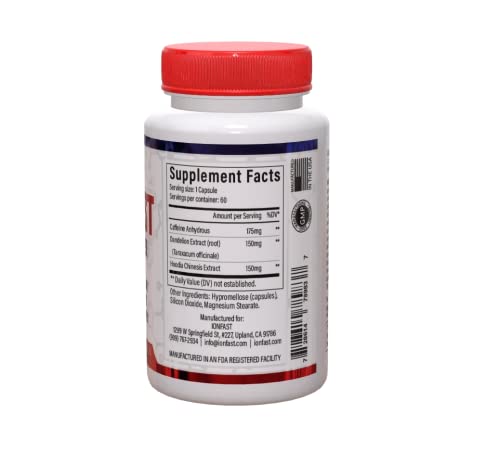 Ionfast Fat Burner for Weight Loss, Metabolism Increase, and Appetite Suppression Ionfast