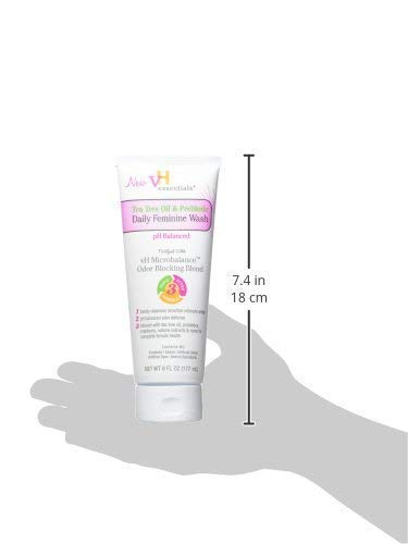 vH essentials Intimate Feminine Wash - pH Balanced with Tea Tree Oil, Cranberry, Prebiotics, Lavender,
