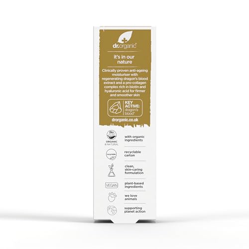Dr Organic, Organic Pro Collagen with Dragons Blood, Natural, Vegan, Cruelty Free, Paraben & SLS Free, 50ml DR ORGANIC