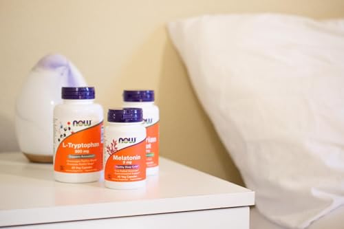 NOW Supplements, L-Tryptophan 500 mg, Encourages Positive Mood*, Supports Relaxation NOW