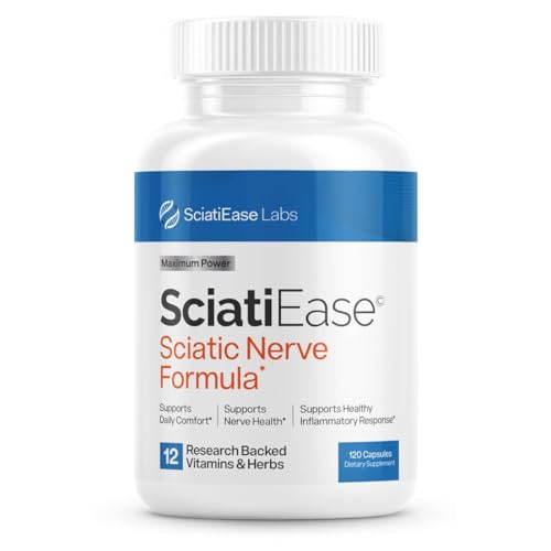 SciatiEase Sciatic Nerve Health Support - Sciatic Nerve Supplement with Pea, Vitamin B 