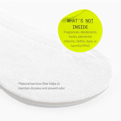 Flex Bamboo Panty Liners (50 Count) | Ultra Thin Daily Pantyliners | Fragrance-Free Feminine Care FLEX