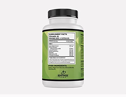 Beastmode Labs GDA1 Glucose Disposal Agent, Contains Berberine BeastMode